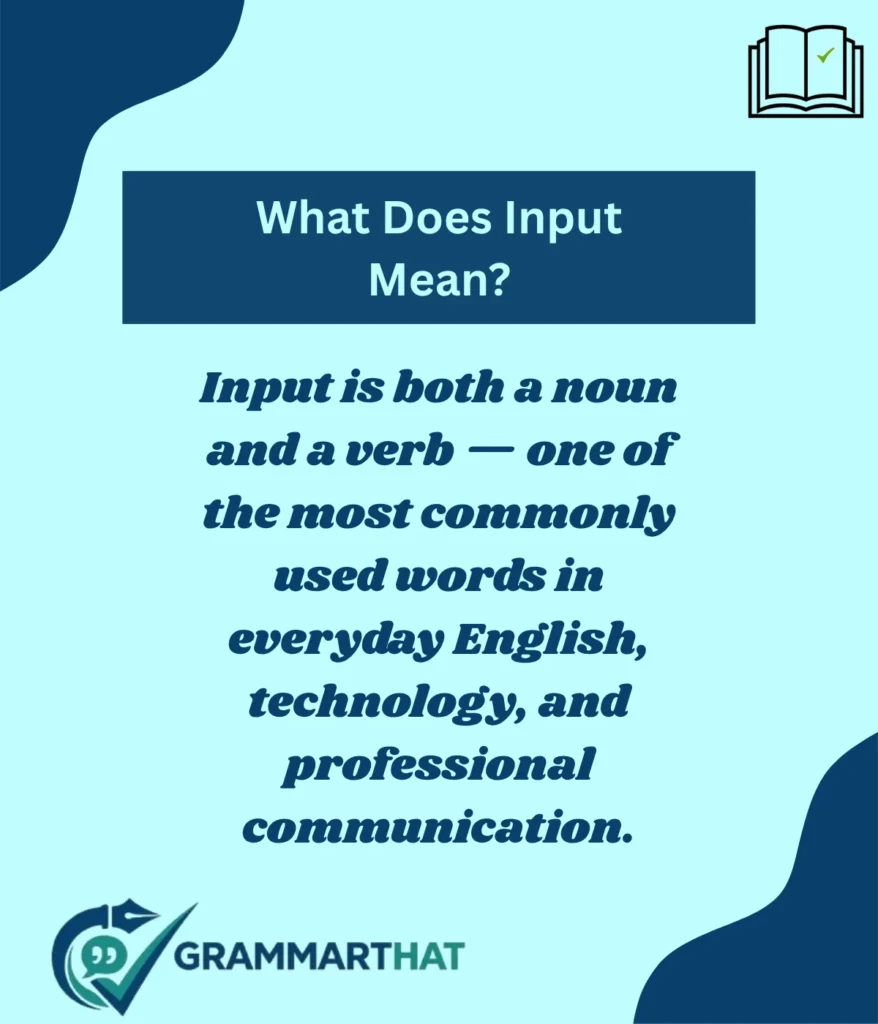 what-does-input-mean