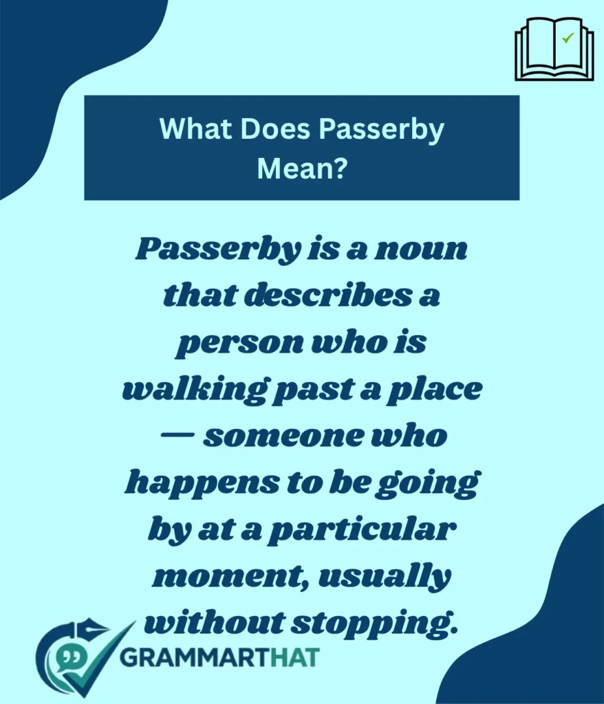what-does-passerby-mean
