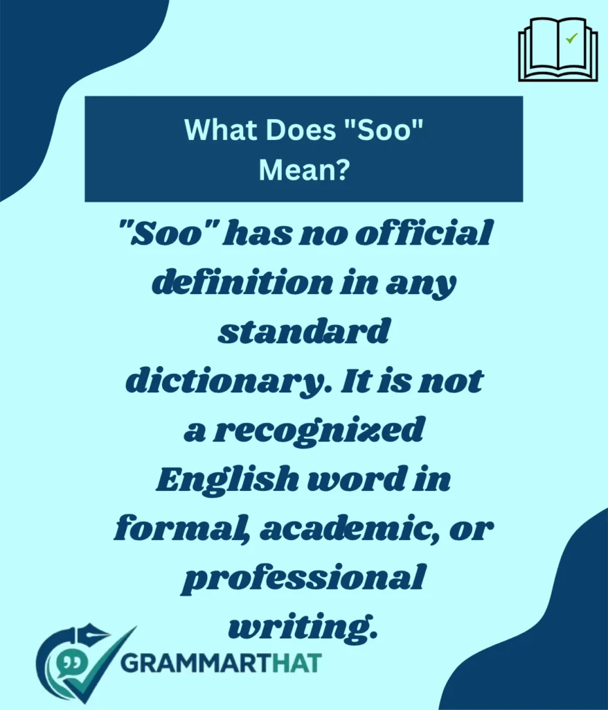 what-does-soo-mean