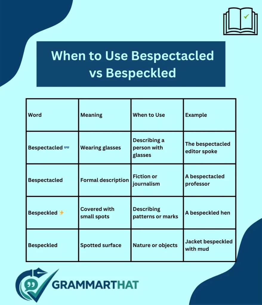 when-to-use-bespectacled-vs-bespeckled