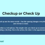 checkup-or-check-up