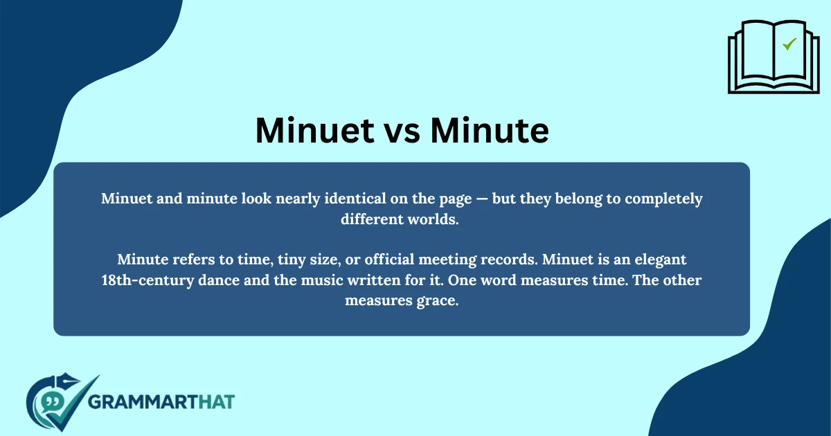 minuet-vs-minute