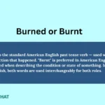 burned-or-burnt