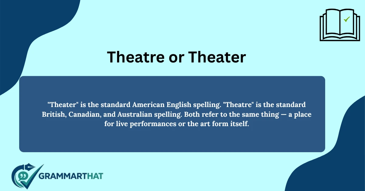 theatre-or-theater-difference