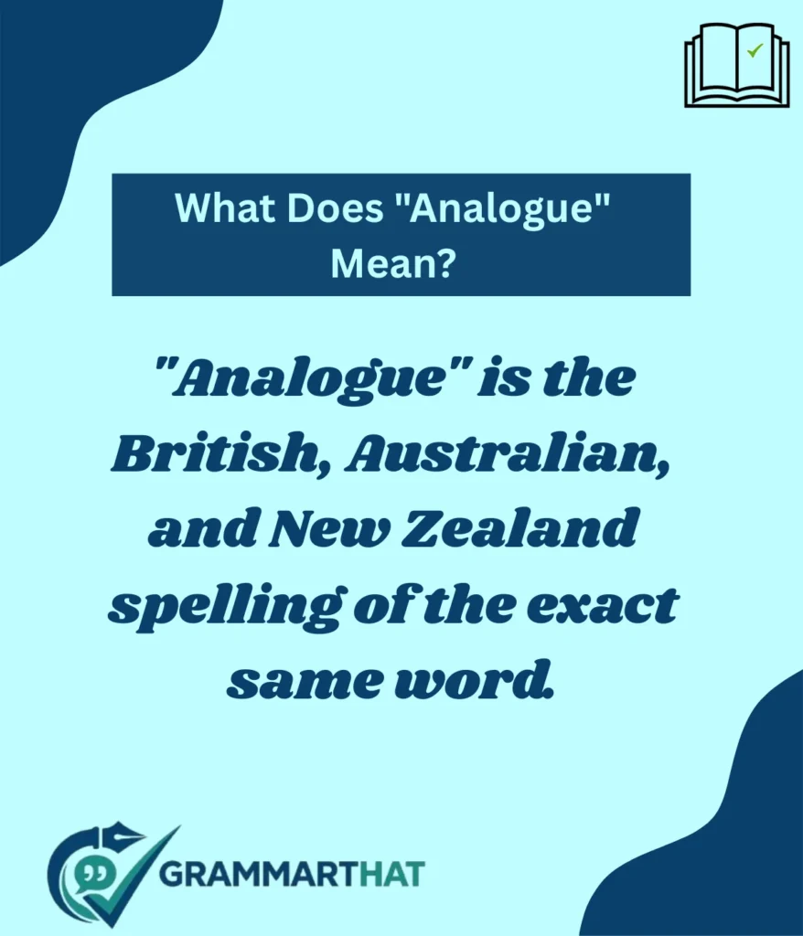 what-does-analogue-mean