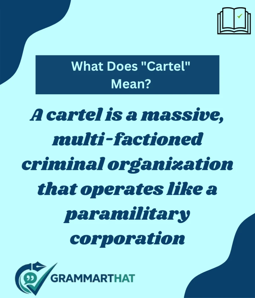 what-does-cartel-mean