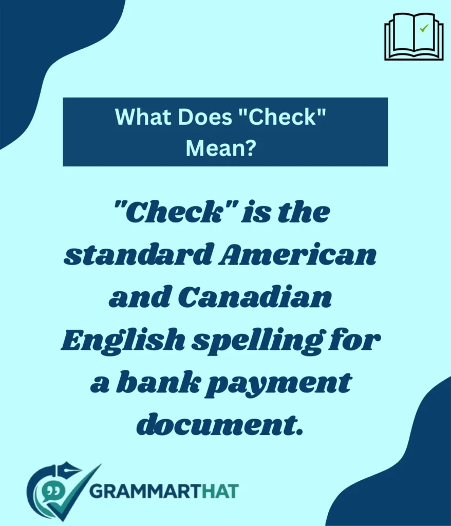 what-does-check-mean