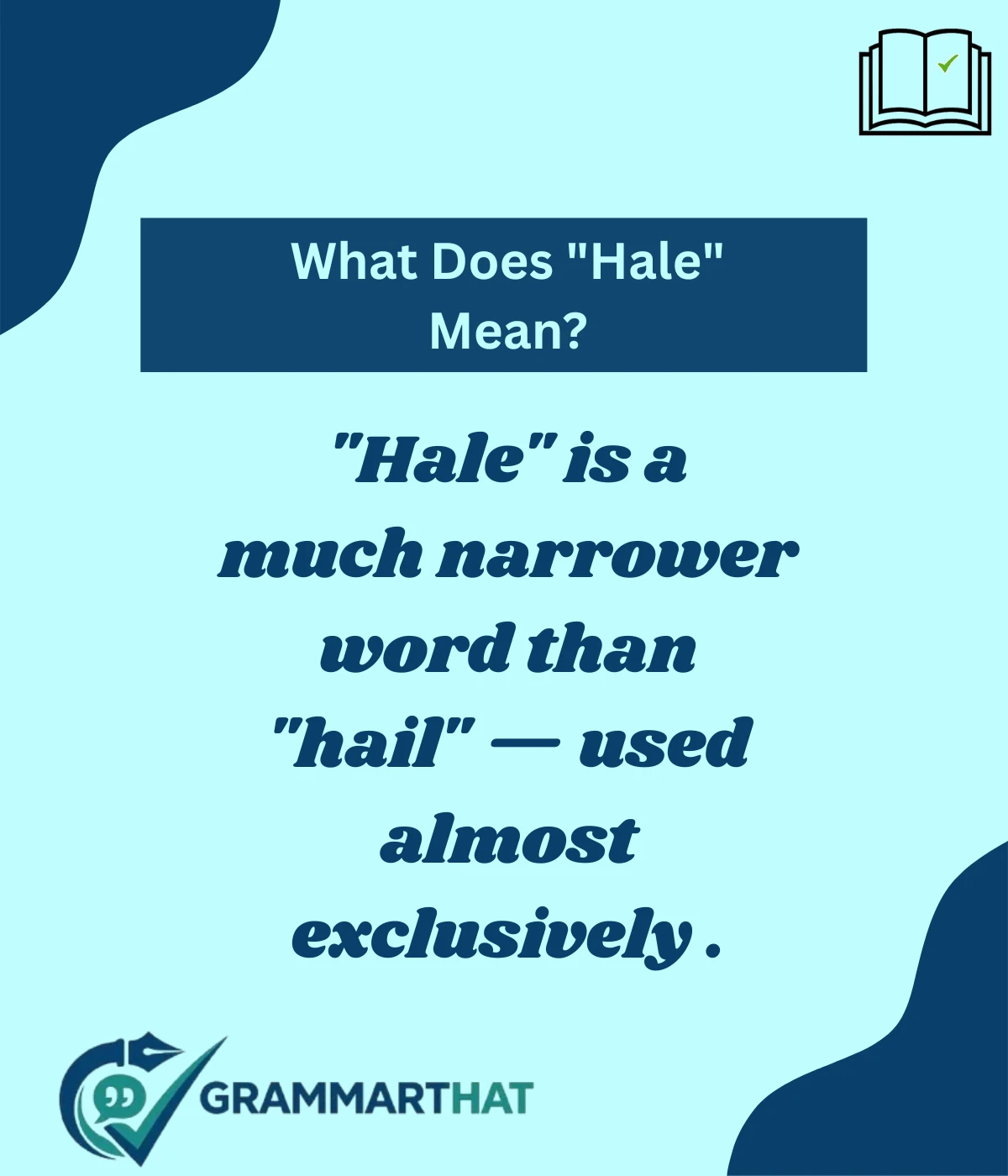 what-does-hale-mean