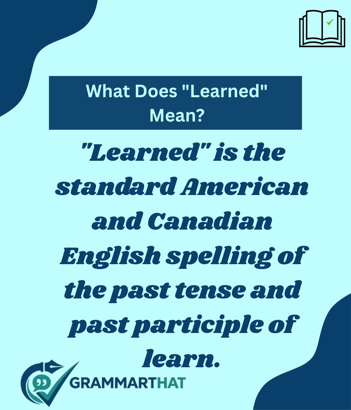 what-does-learned-mean