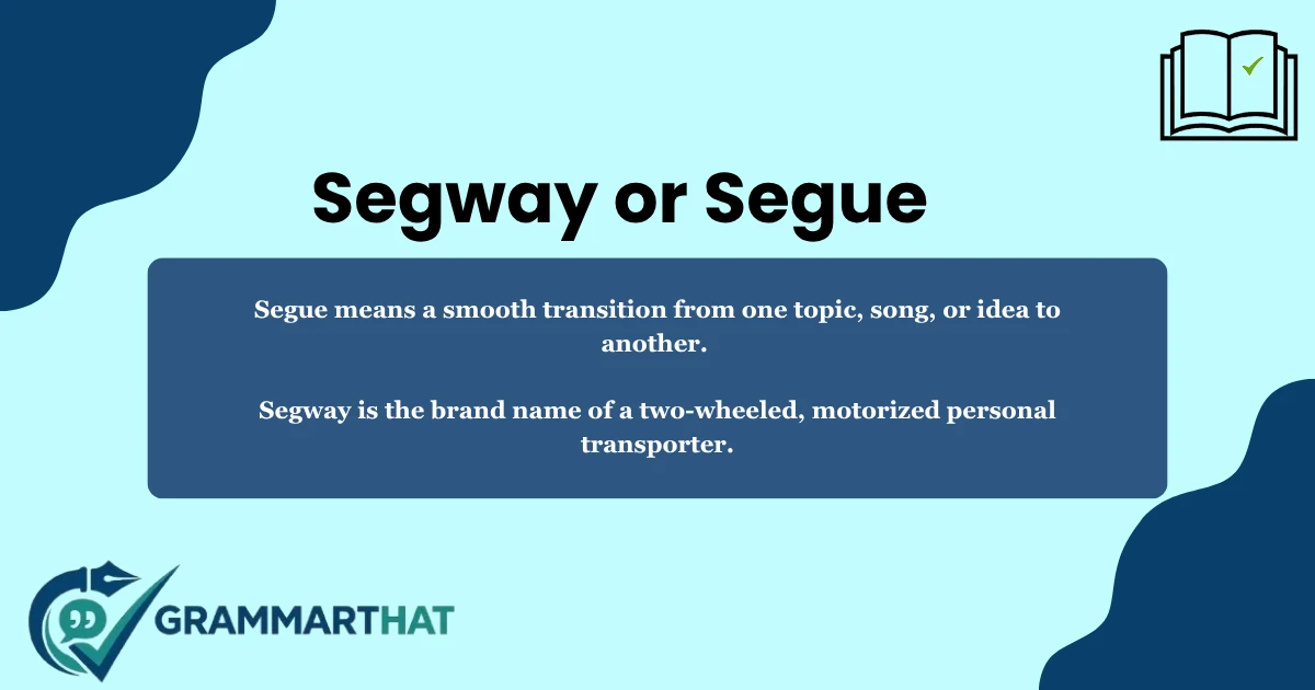 segway-or-segue