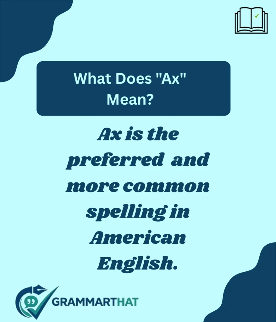what-does-ax-mean
