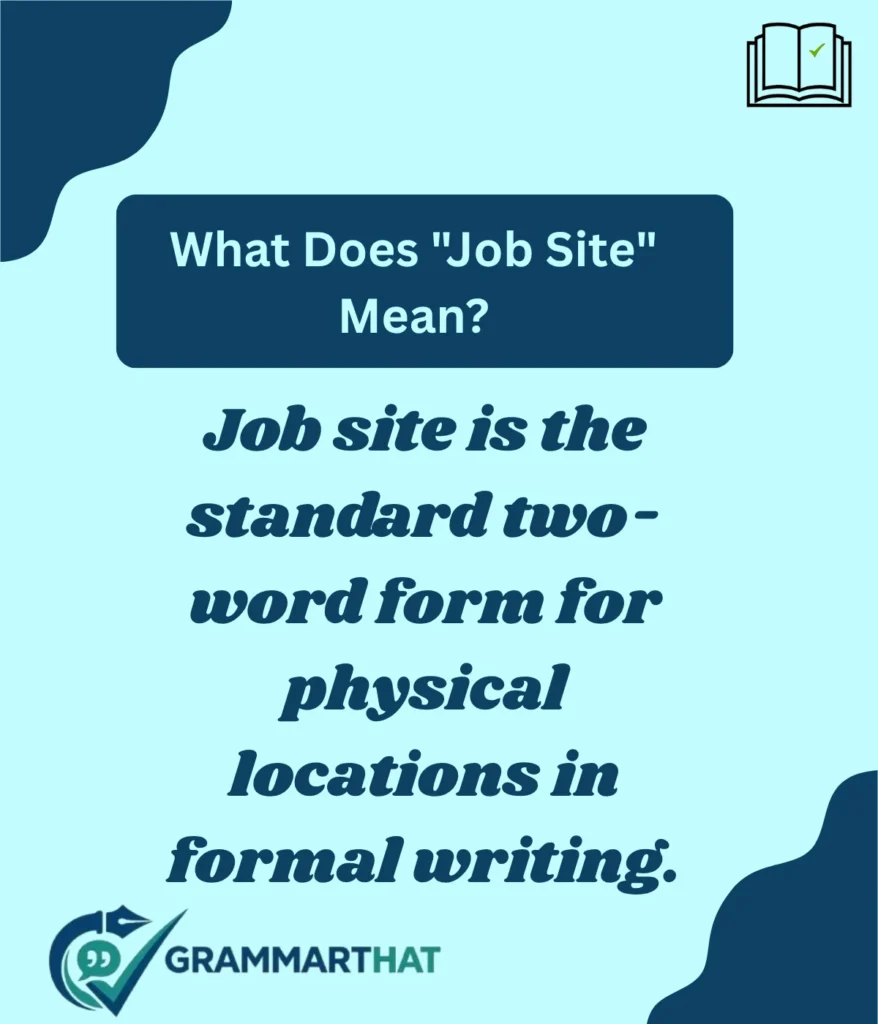 what-does-job-site-mean