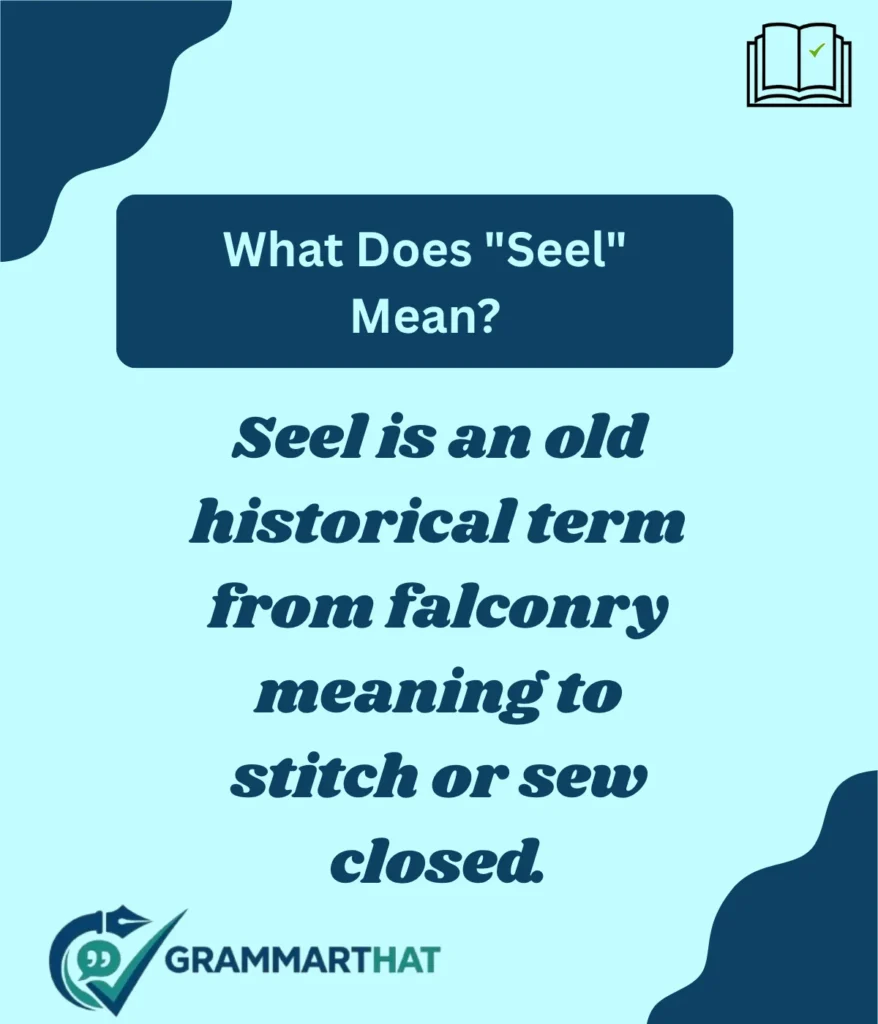 what-does-seel-mean